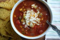 Low-Calorie Chicken Taco Soup: WW Points & Recipe
