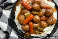 Savory Meatball Pot Roast Recipe