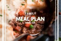 Family Meal Plan 124: 7-Day Menu and Recipe Ideas