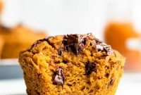 Moist Flourless Pumpkin Muffins Vegan and Gluten Free
