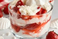 Classic Eton Mess with Strawberries and Meringue
