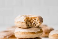 Vegan Salted Maple Donuts with Maple Glaze