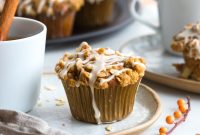 Apple Cider Oat Muffins with Brown Sugar Streusel