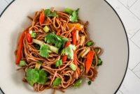 Spicy Cold Noodle Salad with Peanut Sauce
