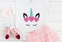 Valentine Unicorn SVG Files for Cricut and Silhouette