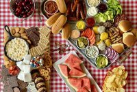 Summer Cookout Menu With Grilled Mains and Sides