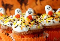 Candy Corn Cupcakes: Adorable Halloween Cupcake Recipe