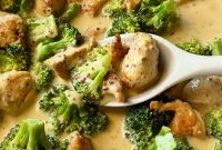 Creamy Honey Mustard Chicken with Broccoli