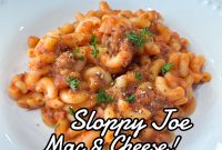Sloppy Joe Mac and Cheese Casserole Recipe
