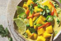 Spiced Mango and Coconut Curry Soup
