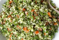 Cauliflower Tabbouleh with Herbs and Lemon