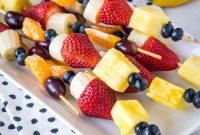 Colorful Fruit Skewers for Parties and Picnics
