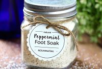 DIY Peppermint Foot Soak for Tired Feet