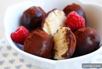 Whiskey Infused Chocolate Shortbread Truffles