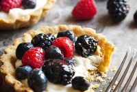 Mascarpone Fruit Tarts with Fresh Mixed Berries
