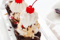 Mini Brownie Cups with Gooey Chocolate Centers