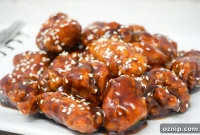 Honey Sesame Popcorn Chicken: Air Fryer or Oven Recipe