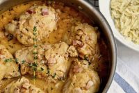 Pan-Seared Chicken in Creamy Mustard Sauce