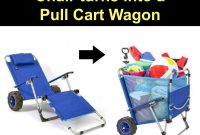 2-in-1 Beach Lounger: Convertible Chair and Recliner