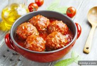 Slow Cooker Porcupine Meatballs for Weight Watchers