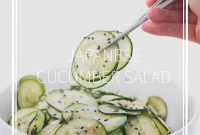Crisp Japanese Cucumber Salad with Sesame and Rice Vinegar