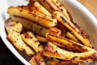 Maple-Glazed Roasted Parsnips with Wholegrain Mustard
