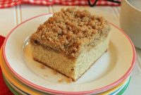 Sour Cream Coffee Cake with Cinnamon Streusel