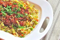 Umbrian Lentils with Roasted Tomatoes