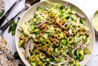 Green Goddess Salad Recipe with Creamy Avocado Herb Dressing