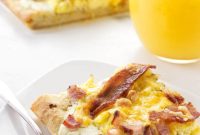 Crispy Bacon and Sunny-Side Egg Breakfast Pizza