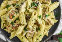 Creamy Garlic Parmesan Chicken Pasta Recipe