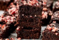 Chocolate Peppermint Brownies, Gluten and Dairy Free
