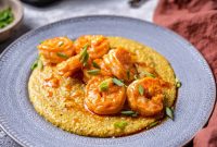 Smoky Red Chile Shrimp with Creamy Grits