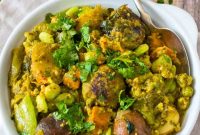 Instant Pot Undhiyu: Gujarati Mixed Vegetable Curry