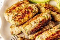 Maple Turkey Breakfast Sausages with Hidden Veggies