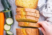Moist Zucchini and Carrot Bread with Cinnamon