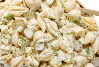 Zesty Dill Pickle Pasta Salad
