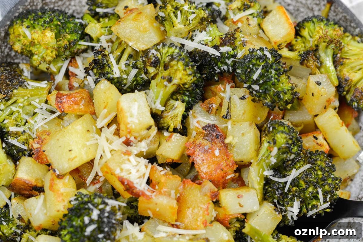 Crispy Oven-Roasted Vegetables with Garlic and Herbs 3 Oven roasted potatoes coated in a mustard sauce and sprinkled with parmesan