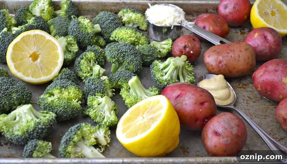Crispy Oven-Roasted Vegetables with Garlic and Herbs 4 Ingredients for Lemon Dijon Roast Potatoes and Broccoli