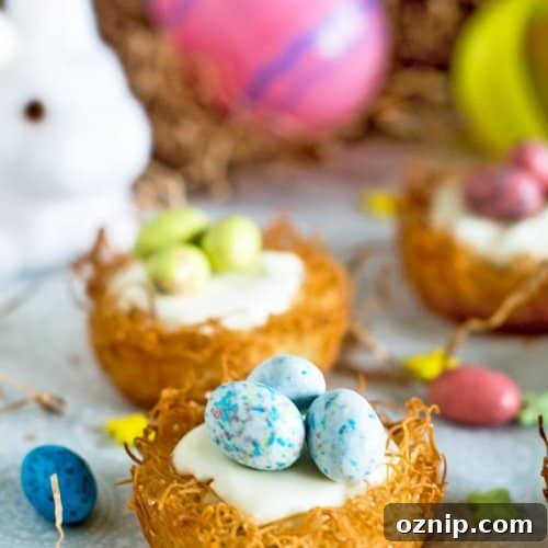 kataifi nests with cheesecake filling recipe