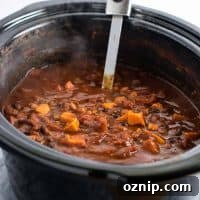 slow cooker vegetarian sweet potato chili