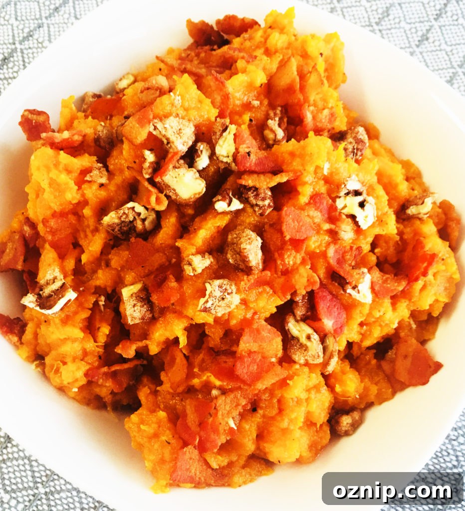 Maple Bacon Sweet Potatoes