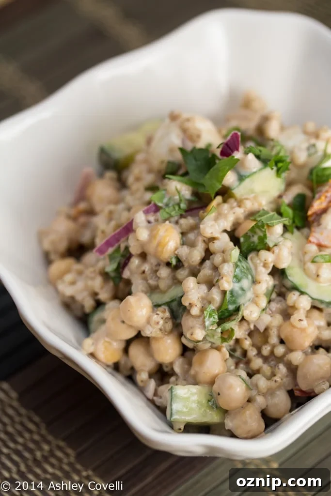Creamy Balsamic Sorghum Salad