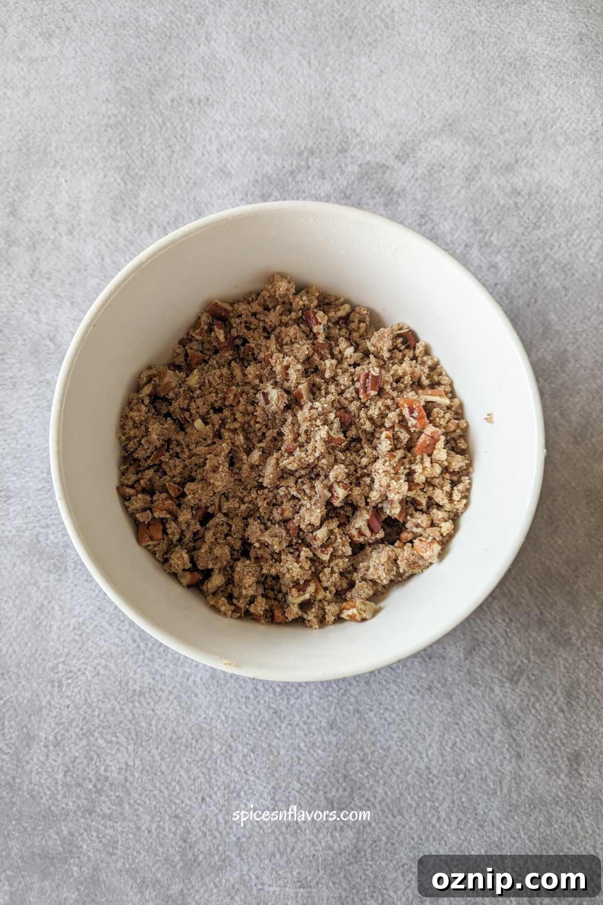 Egg-Free Coffee Cake Made with Cake Mix 6 stir in the pecans