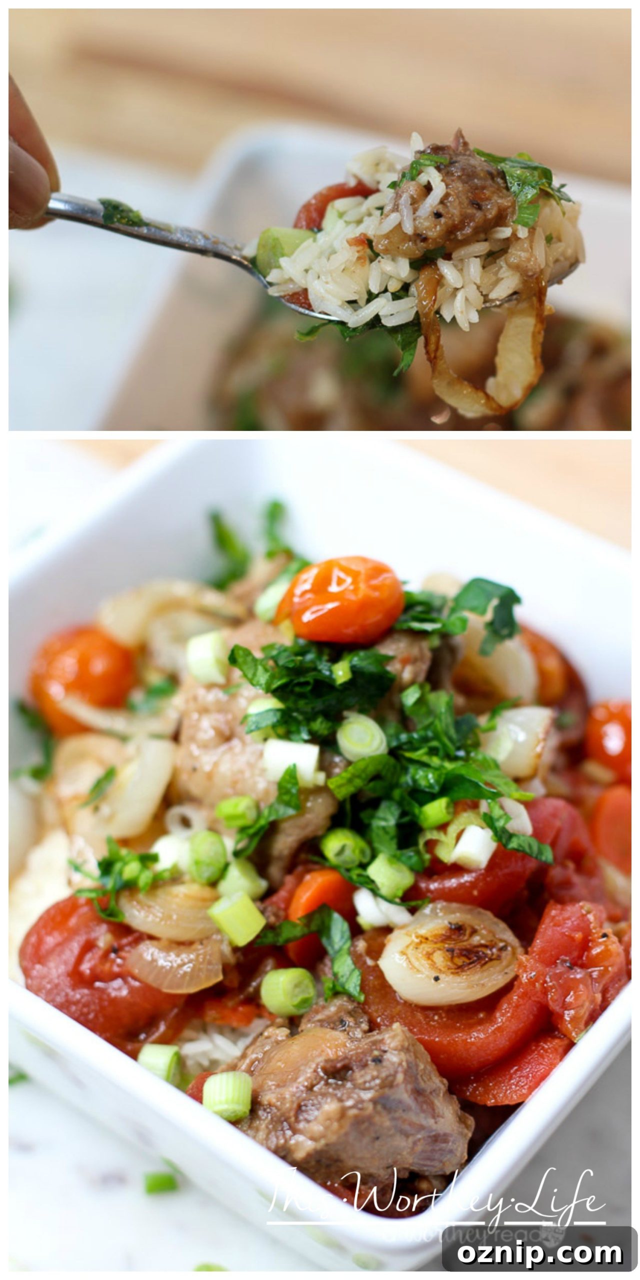 Instant Pot Oxtails with Vegetables and Jasmine Rice 8 Instant Pot oxtails and jasmine rice recipe