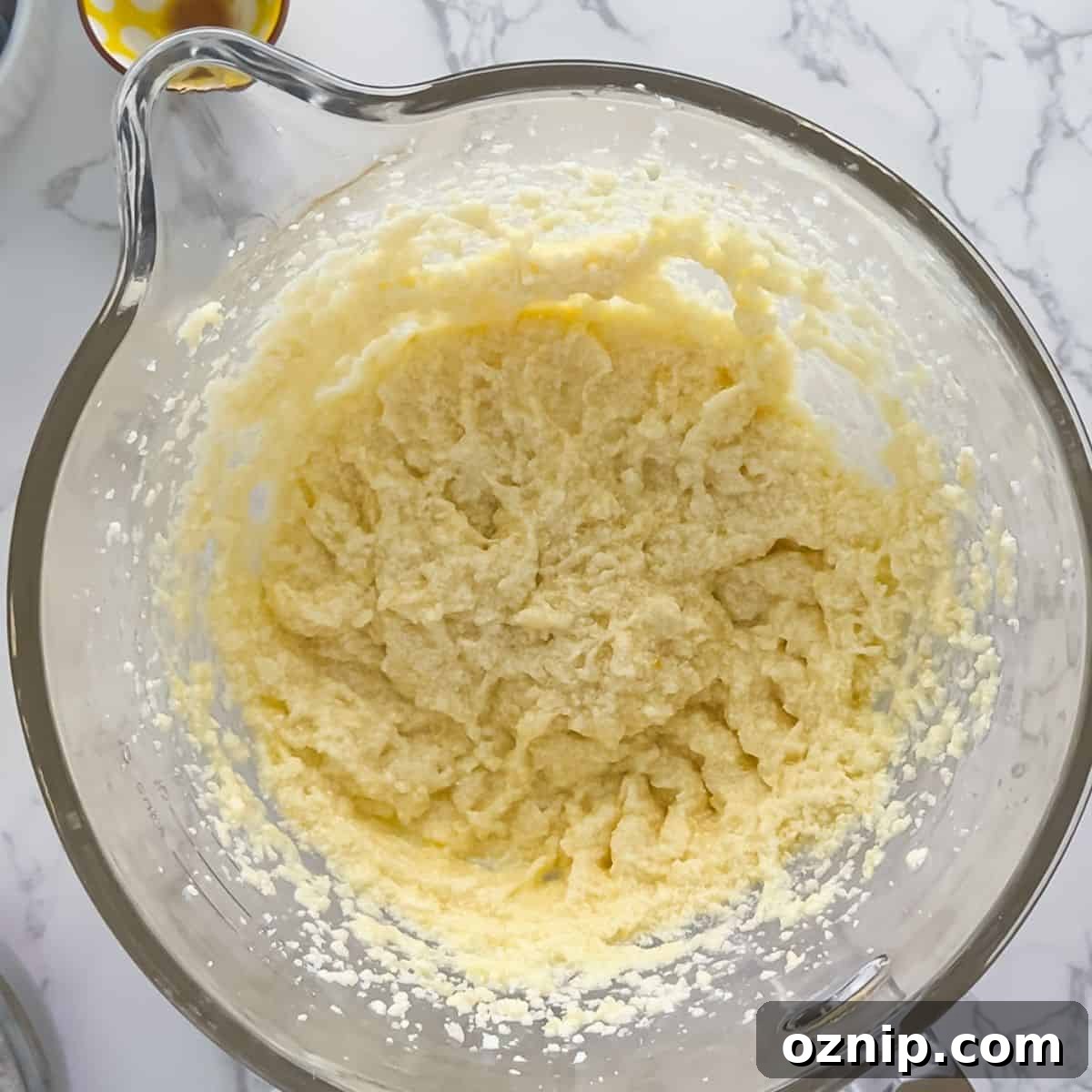creamed sugar butter and lemon juice.