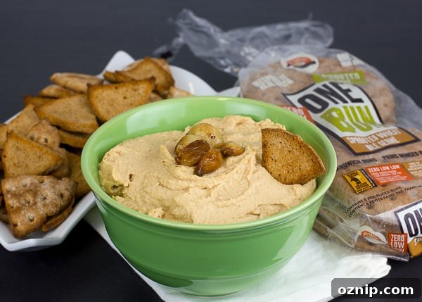 Roasted Garlic Hummus-3