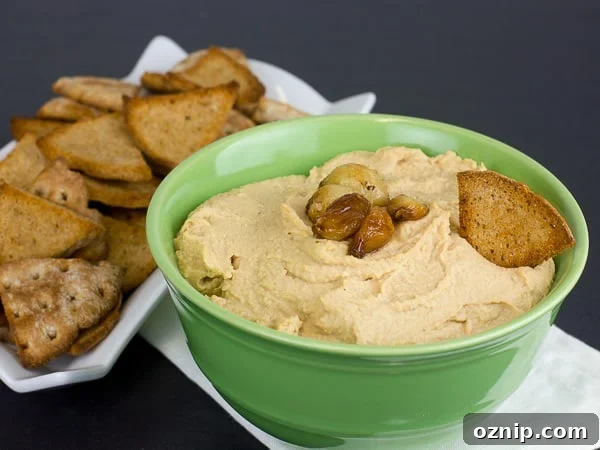 Roasted Garlic Hummus-4
