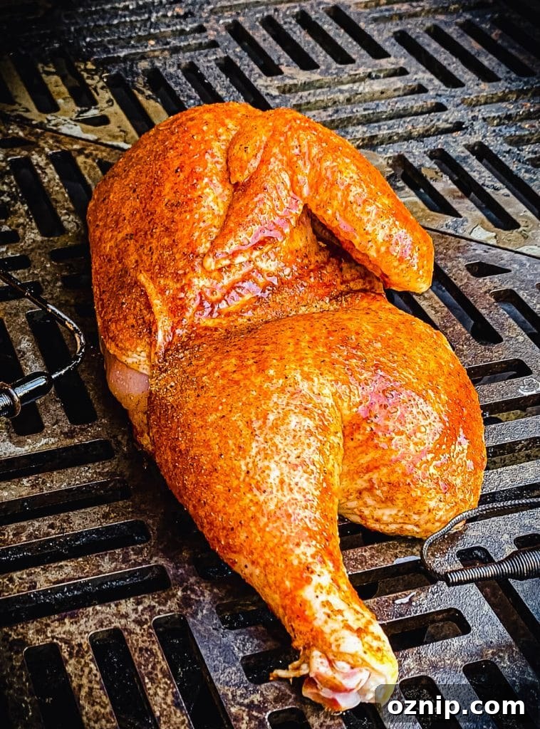 How to Grill Half Chicken for Juicy, Crispy Skin 6 chicken roasting on the grill