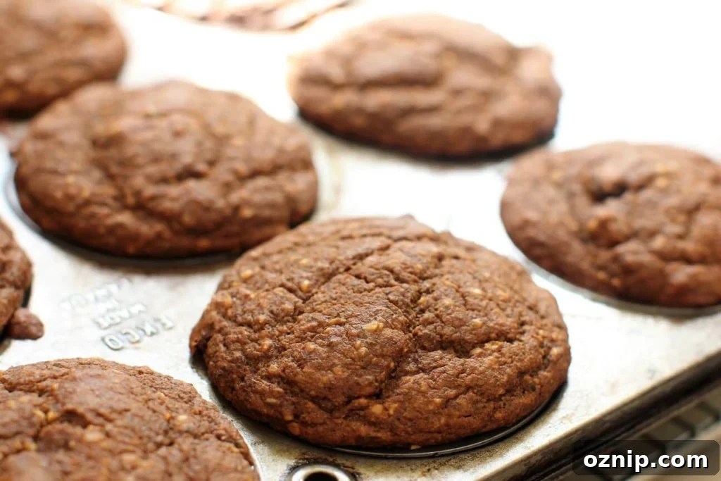 Gluten free bran muffins in muffin tin